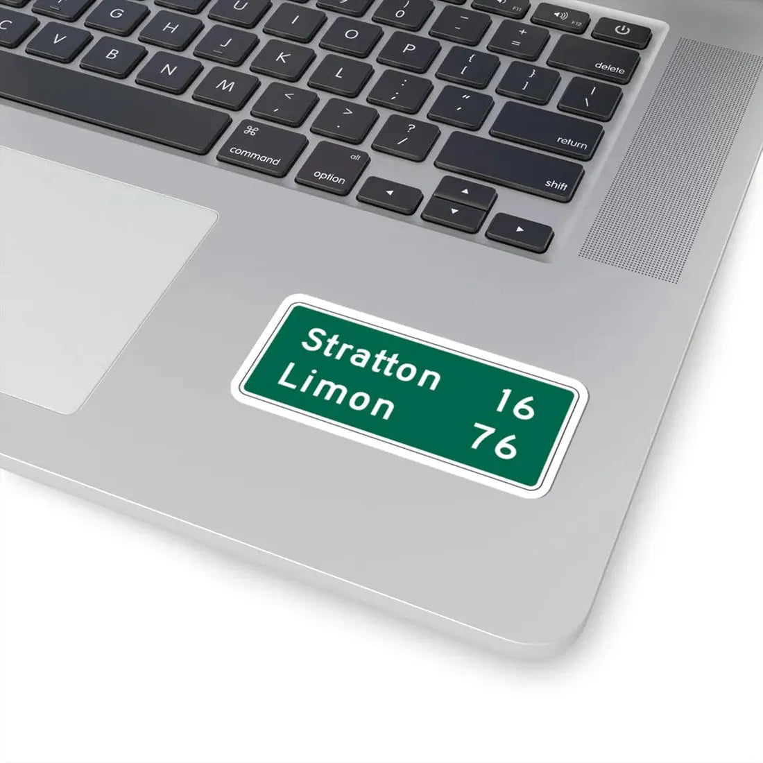 Stratton 16 Limon 16 MUTCD D2-2 (Colorado) (Road Sign) STICKER Vinyl Kiss-Cut Decal - The Sticker Space