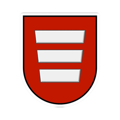 Stratyn coat of arms XVII (Ukraine) (Coat of Arms) STICKER Vinyl Kiss-Cut Decal 2 Inch White - The Sticker Space