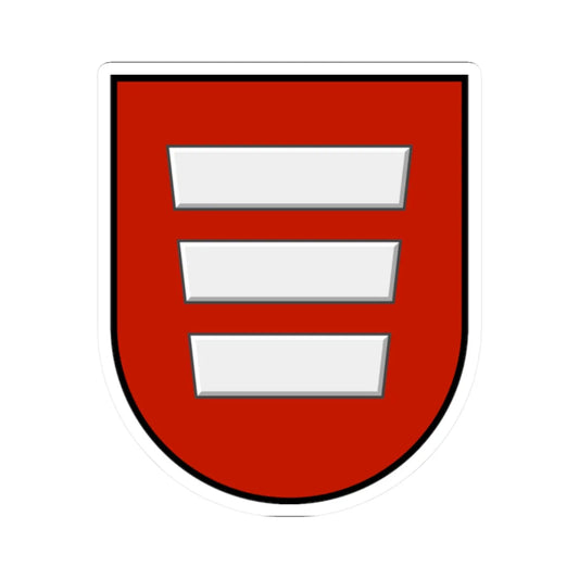 Stratyn coat of arms XVII (Ukraine) (Coat of Arms) STICKER Vinyl Kiss-Cut Decal 2 Inch White - The Sticker Space