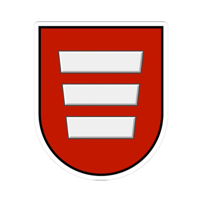 Stratyn coat of arms XVII (Ukraine) (Coat of Arms) STICKER Vinyl Kiss-Cut Decal 3 Inch White - The Sticker Space