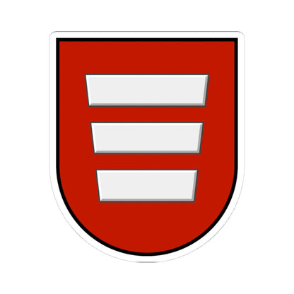 Stratyn coat of arms XVII (Ukraine) (Coat of Arms) STICKER Vinyl Kiss-Cut Decal 4 Inch White - The Sticker Space