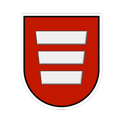 Stratyn coat of arms XVII (Ukraine) (Coat of Arms) STICKER Vinyl Kiss-Cut Decal 6 Inch White - The Sticker Space