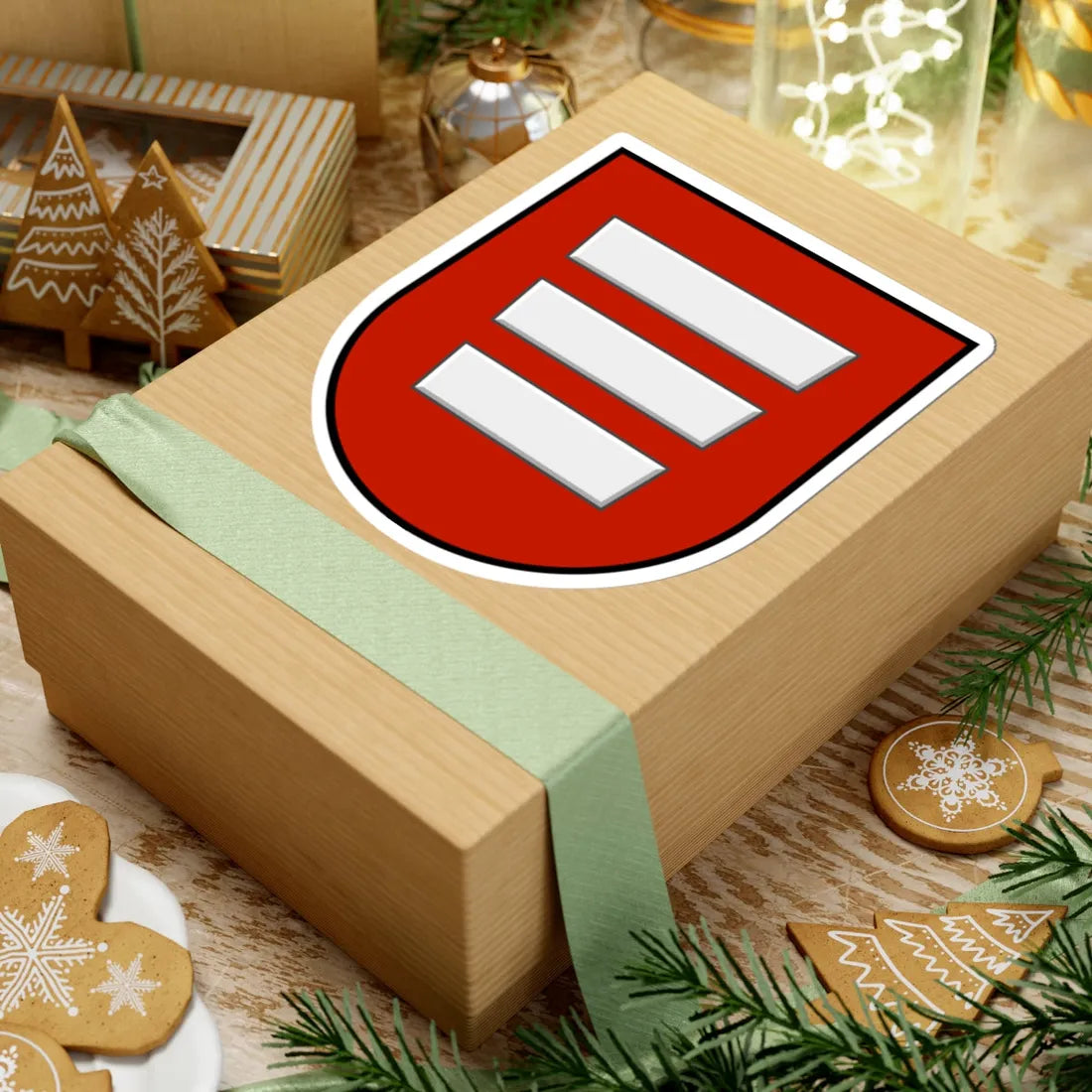 Stratyn coat of arms XVII (Ukraine) (Coat of Arms) STICKER Vinyl Kiss-Cut Decal - The Sticker Space