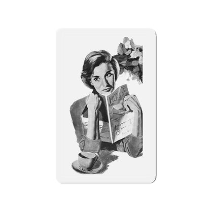 Strawberry Dream by Anne Sangster, Woman's Realm, 1959 (Magazine Illustration) Refrigerator Magnet-2 Inch-The Sticker Space