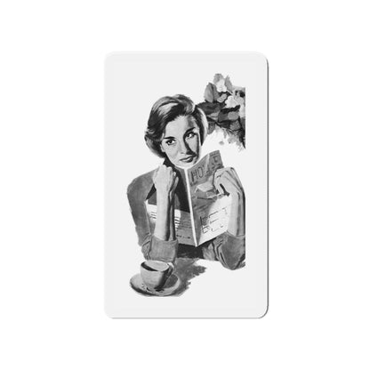 Strawberry Dream by Anne Sangster, Woman's Realm, 1959 (Magazine Illustration) Refrigerator Magnet-4 Inch-The Sticker Space