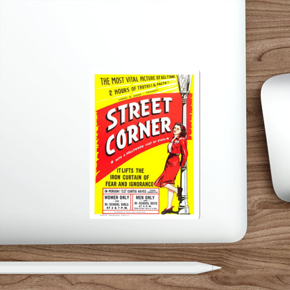 STREET CORNER 1948 Movie Poster STICKER Vinyl Die-Cut Decal-The Sticker Space