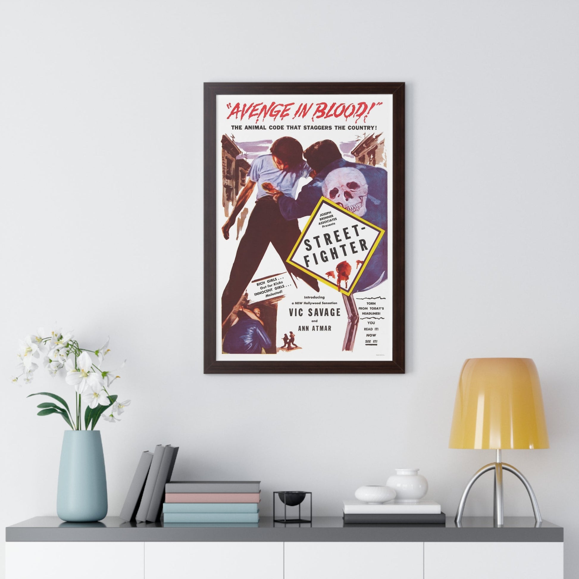 STREET FIGHTER 1959 - Framed Movie Poster-The Sticker Space