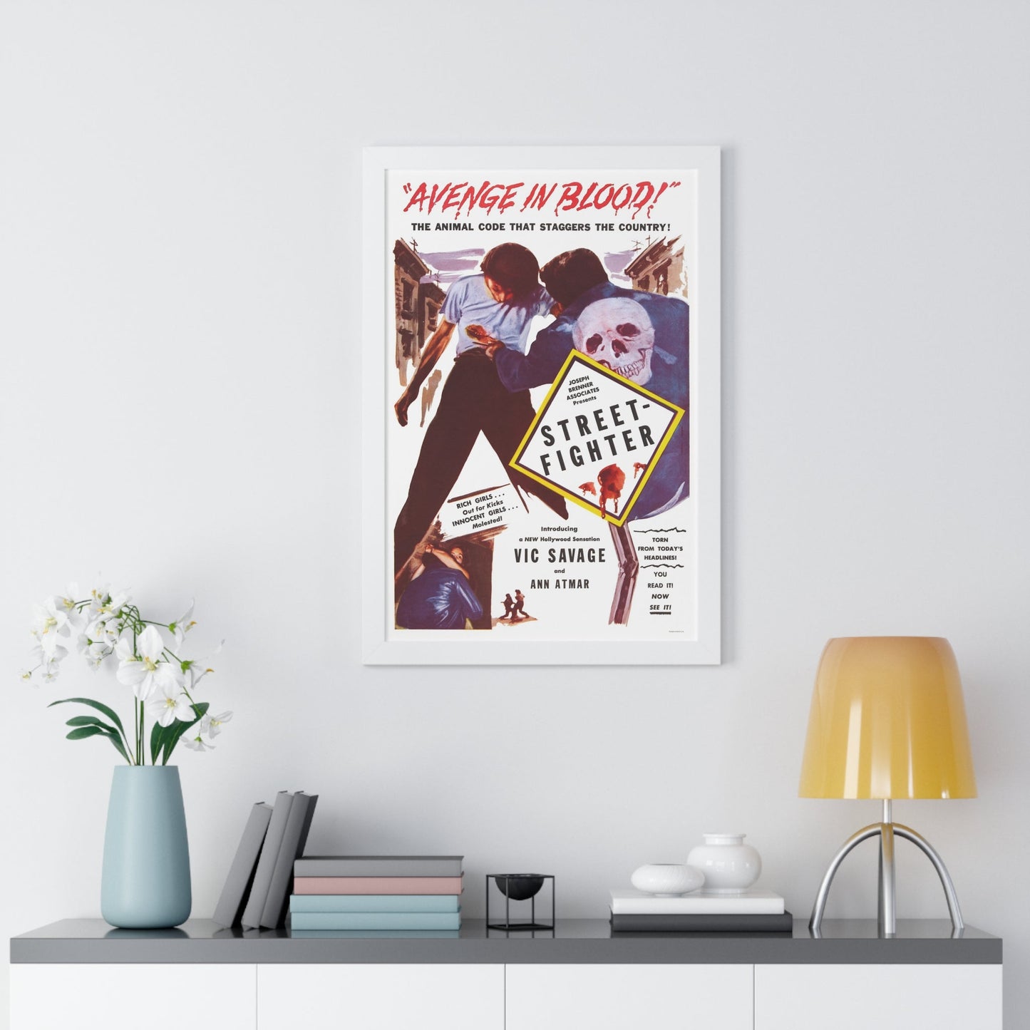 STREET FIGHTER 1959 - Framed Movie Poster-The Sticker Space