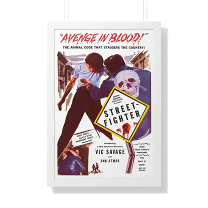 STREET FIGHTER 1959 - Framed Movie Poster 20" x 30" White - The Sticker Space