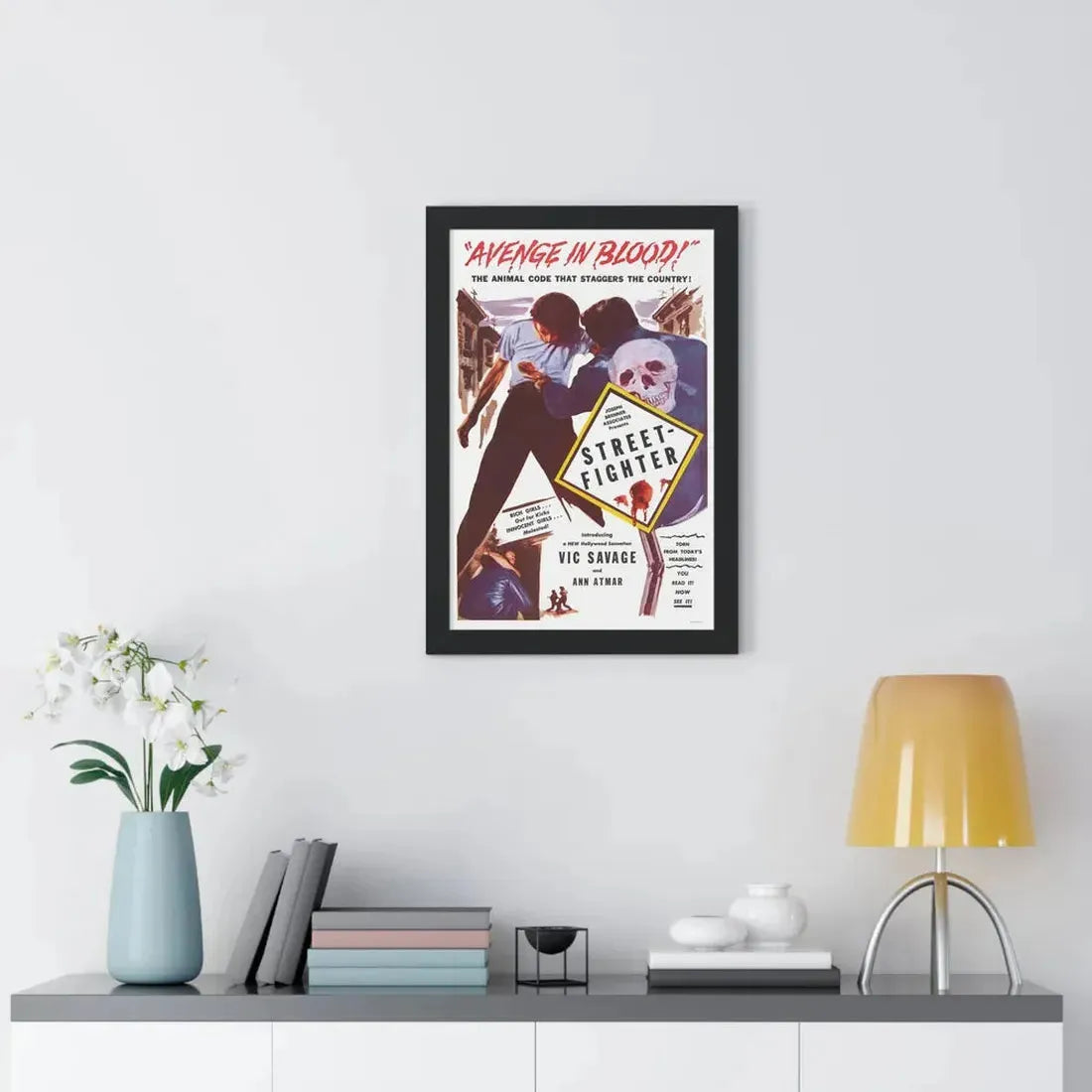 STREET FIGHTER 1959 - Framed Movie Poster - The Sticker Space