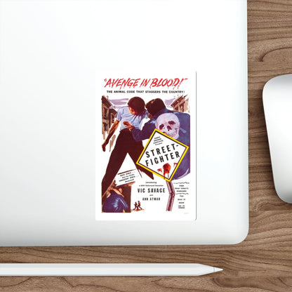 STREET FIGHTER 1959 Movie Poster STICKER Vinyl Die-Cut Decal-The Sticker Space