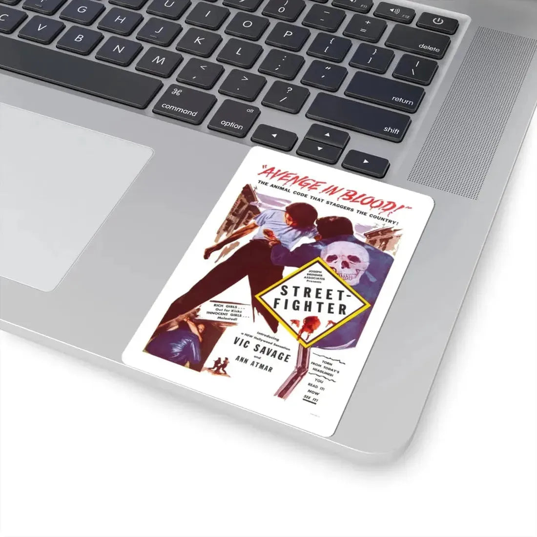 STREET FIGHTER 1959 Movie Poster - STICKER Vinyl Kiss-Cut Decal - The Sticker Space