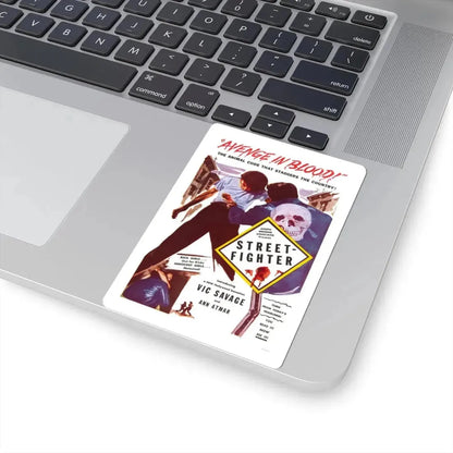 STREET FIGHTER 1959 Movie Poster - STICKER Vinyl Kiss-Cut Decal - The Sticker Space