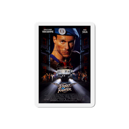 Street Fighter 1994 Movie Poster Die-Cut Magnet-The Sticker Space