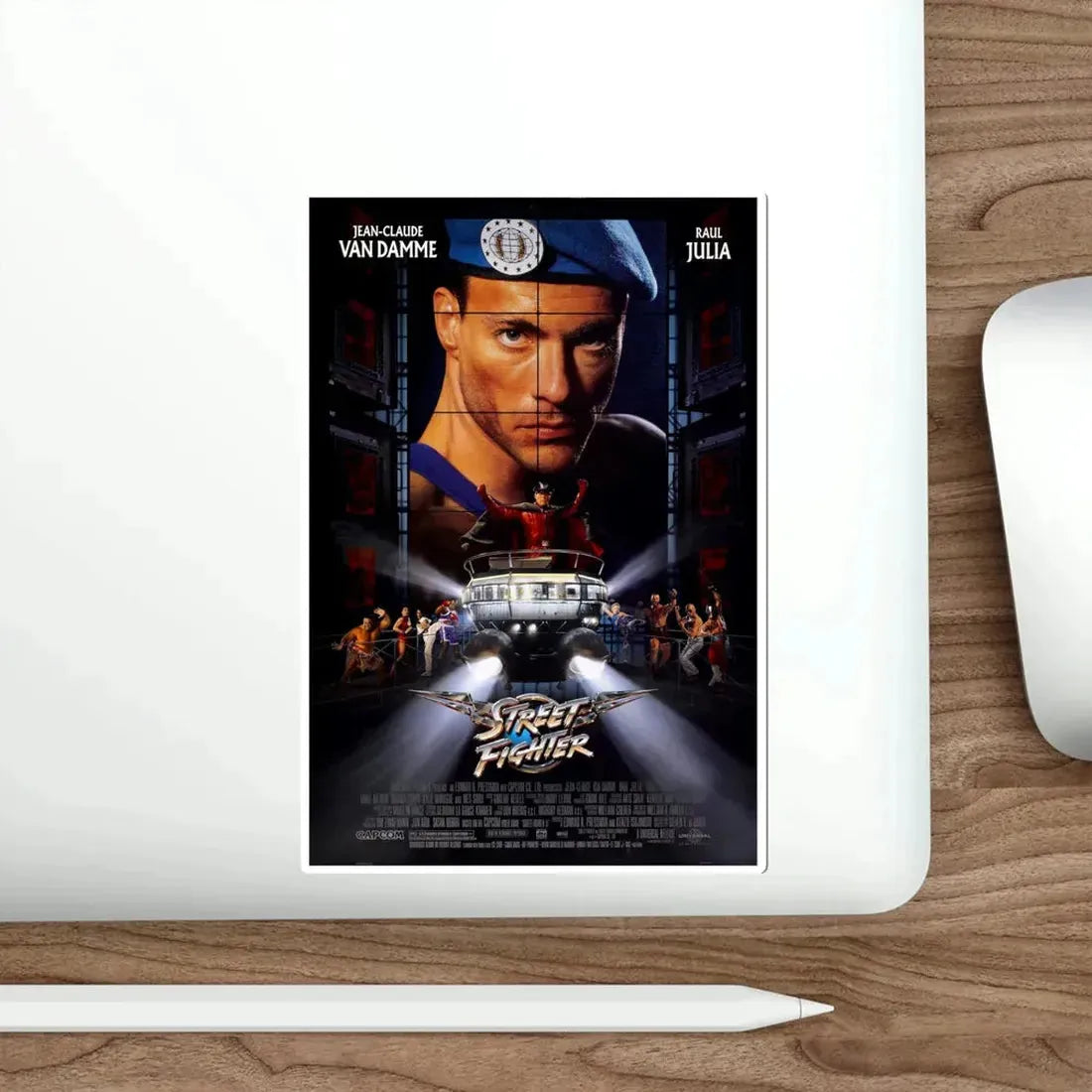 Street Fighter 1994 Movie Poster STICKER Vinyl Die-Cut Decal - The Sticker Space