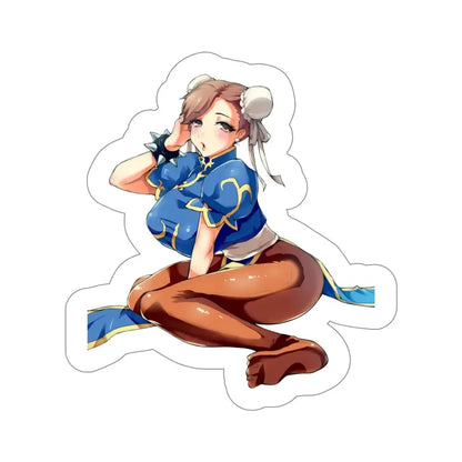 Street Fighter - Chun-Li (Anime/Ecchi/Waifu) STICKER Vinyl Die-Cut Decal 6 Inch - The Sticker Space