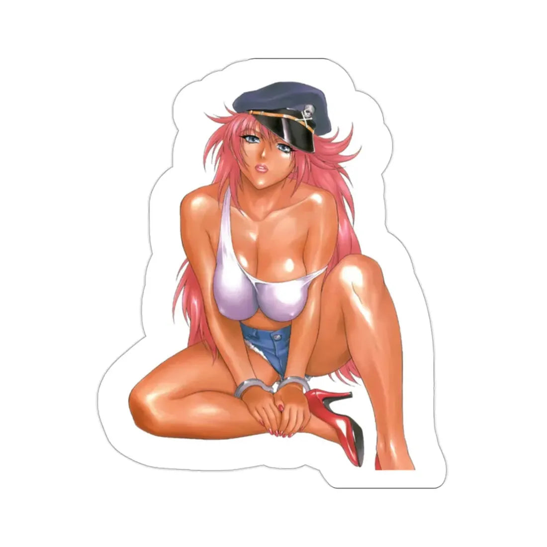 Street Fighter - Poison (Anime/Ecchi/Waifu) STICKER Vinyl Die-Cut Decal 2 Inch - The Sticker Space
