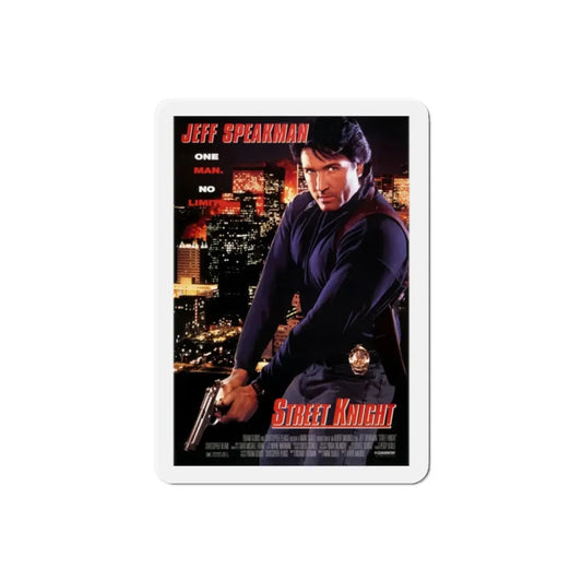 Street Knight 1993 Movie Poster Refrigerator Magnet 2 Inch - The Sticker Space