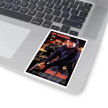 Street Knight 1993 Movie Poster - STICKER Vinyl Kiss-Cut Decal - The Sticker Space