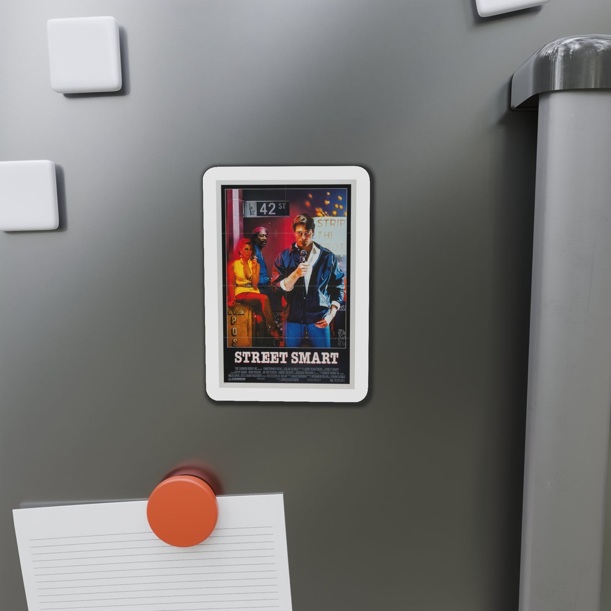 Street Smart 1987 Movie Poster Die-Cut Magnet-The Sticker Space