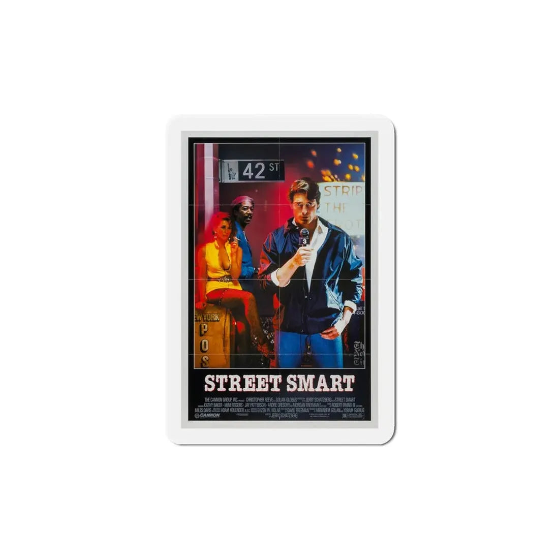 Street Smart 1987 Movie Poster Refrigerator Magnet 6 Inch - The Sticker Space