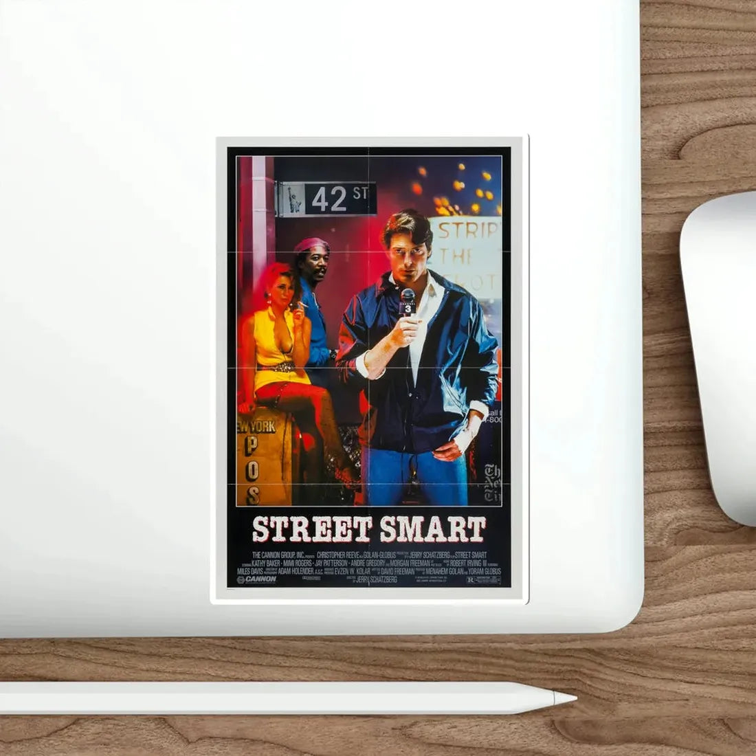 Street Smart 1987 Movie Poster STICKER Vinyl Die-Cut Decal - The Sticker Space