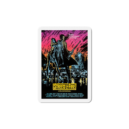 Streets of Fire 1984 Movie Poster Die-Cut Magnet-6 × 6"-The Sticker Space