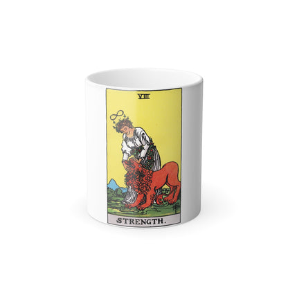 Strength (Tarot Card) Color Changing Mug 11oz-11oz-The Sticker Space