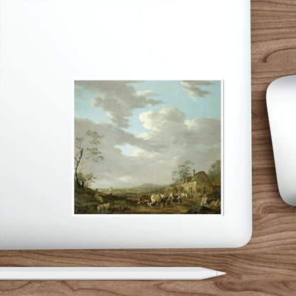 STRIJ, Jacob van - Autumn Landscape (Artwork) STICKER Vinyl Die-Cut Decal-The Sticker Space