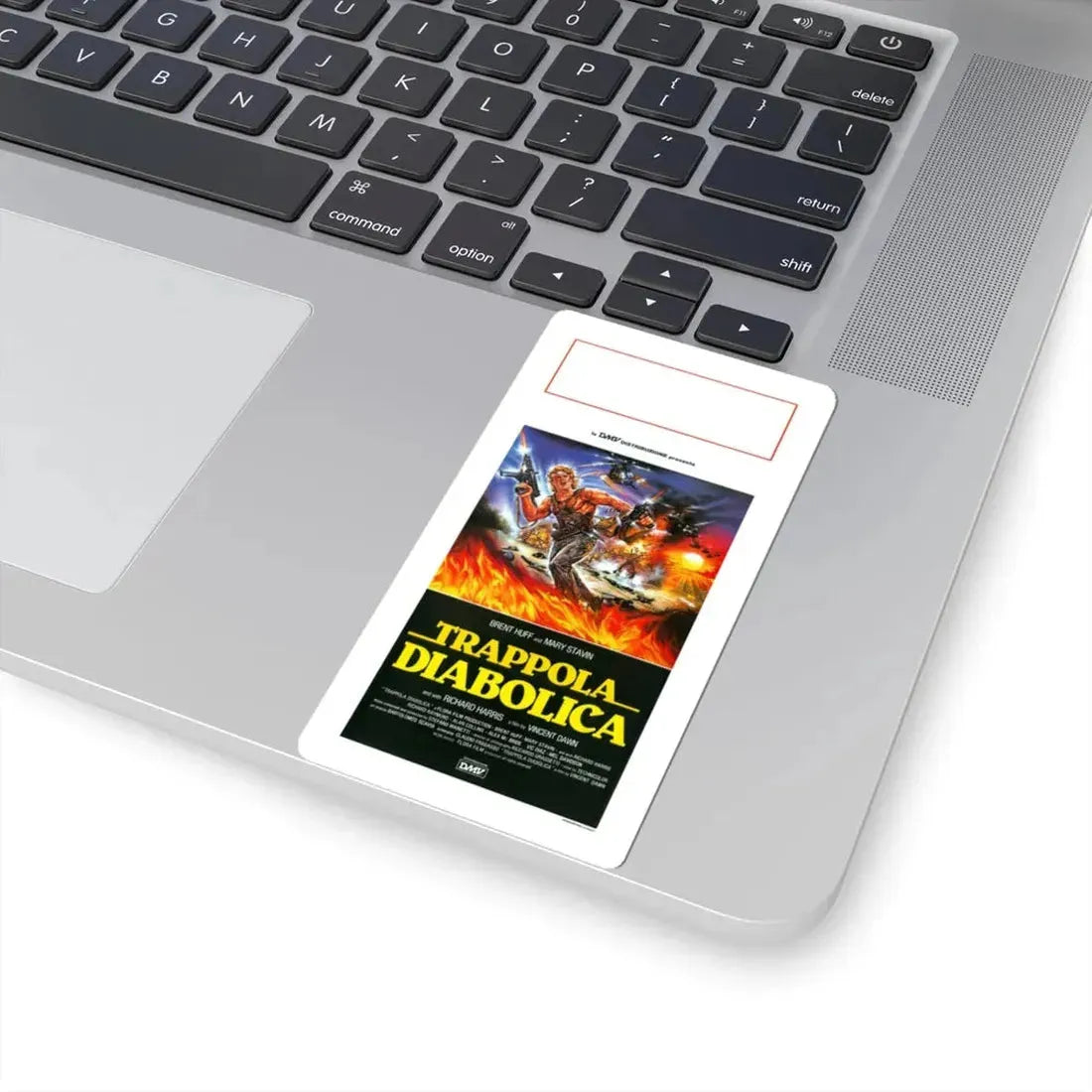 STRIKE COMMANDO 2 (ITALIAN) 1988 Movie Poster - STICKER Vinyl Kiss-Cut Decal - The Sticker Space