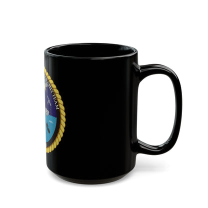 Strike Group Oceanography Team San Diego (U.S. Navy) Black Coffee Mug-The Sticker Space