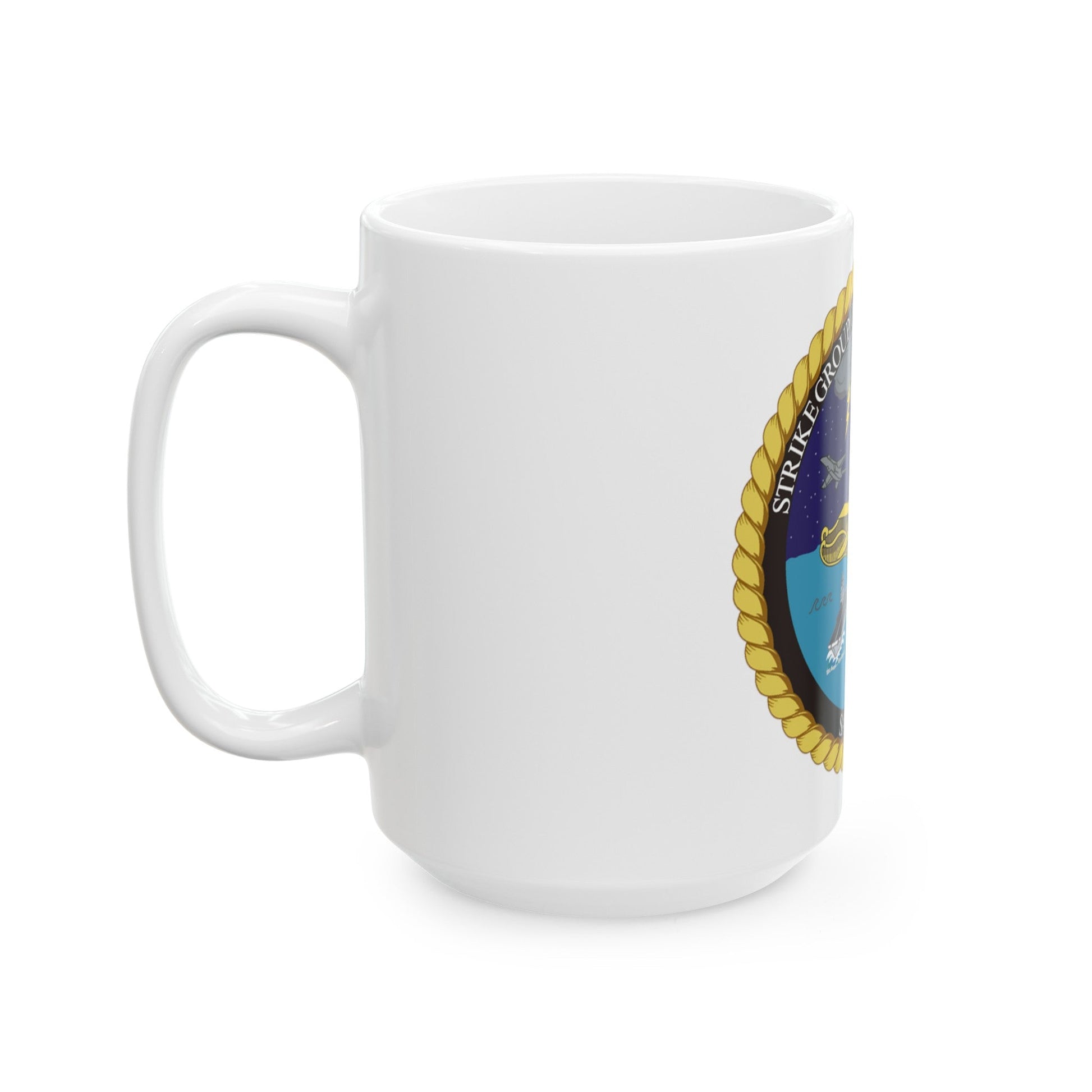 Strike Group Oceanography Team San Diego (U.S. Navy) White Coffee Mug-The Sticker Space