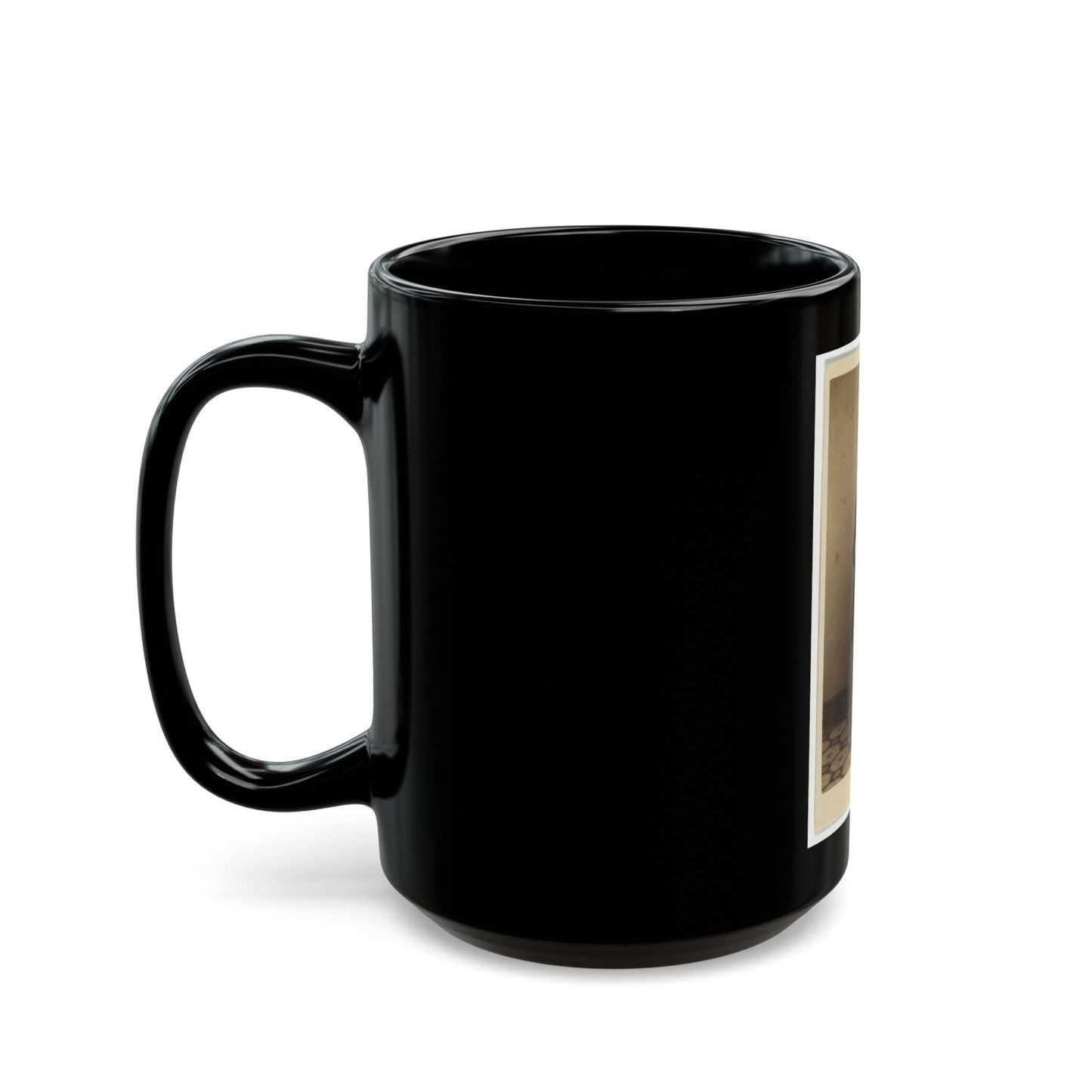 Stringham, New York (U.S. Civil War) Black Coffee Mug-The Sticker Space