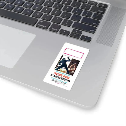 STRIP NUDE FOR YOUR KILLER (ITALIAN) 1975 Movie Poster - STICKER Vinyl Kiss-Cut Decal - The Sticker Space