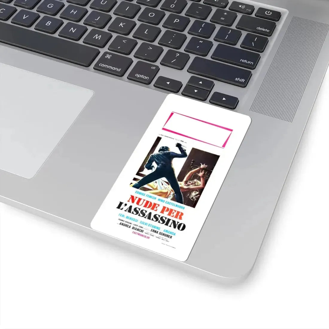 STRIP NUDE FOR YOUR KILLER (ITALIAN) 1975 Movie Poster - STICKER Vinyl Kiss-Cut Decal - The Sticker Space
