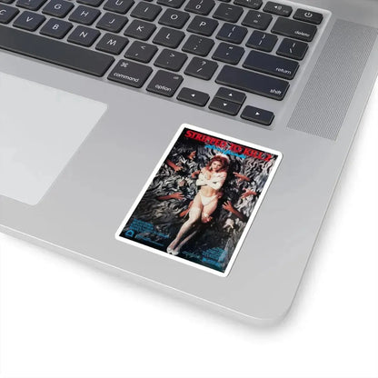 STRIPPED TO KILL (2) 1987 Movie Poster - STICKER Vinyl Kiss-Cut Decal - The Sticker Space