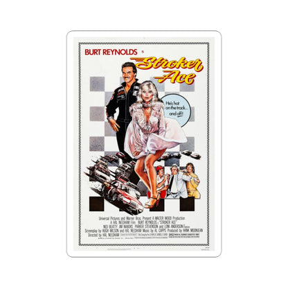 Stroker Ace 1983 Movie Poster STICKER Vinyl Die-Cut Decal-2 Inch-The Sticker Space