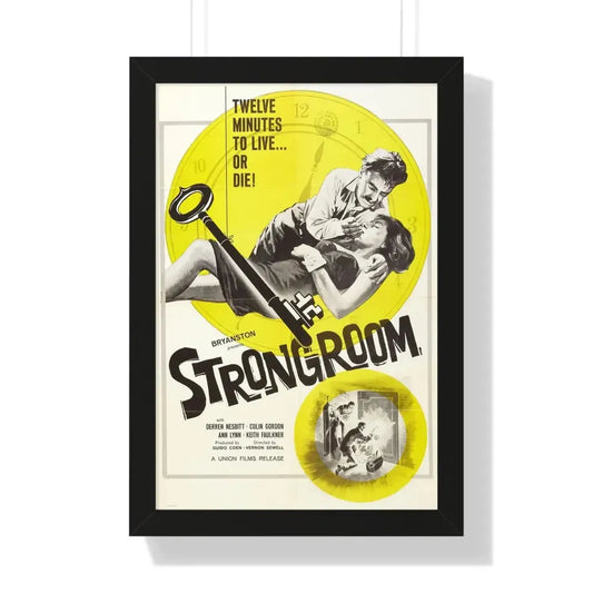 STRONGROOM 1962 - Framed Movie Poster 16″ x 24″ Black - The Sticker Space