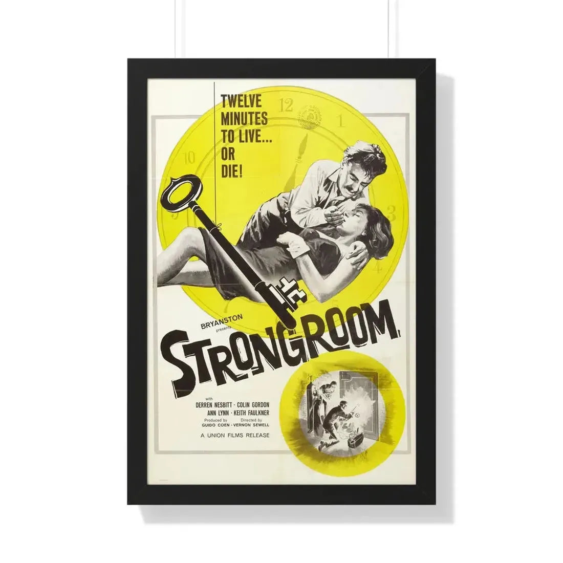 STRONGROOM 1962 - Framed Movie Poster 20" x 30" Black - The Sticker Space