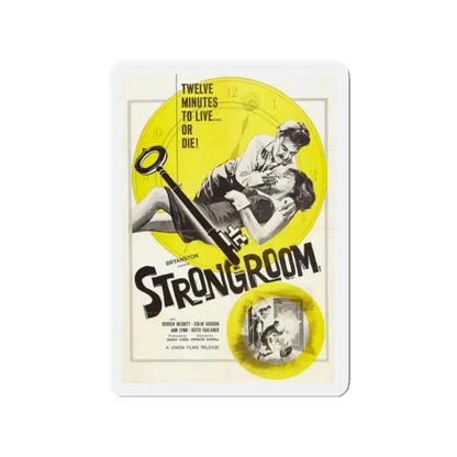 STRONGROOM 1962 Movie Poster - Refrigerator Magnet 2 Inch Die-Cut - The Sticker Space