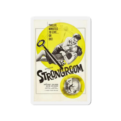 STRONGROOM 1962 Movie Poster - Refrigerator Magnet 3 Inch Die-Cut - The Sticker Space