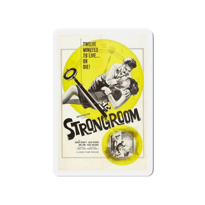 STRONGROOM 1962 Movie Poster - Refrigerator Magnet 4 Inch Die-Cut - The Sticker Space