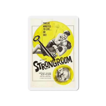 STRONGROOM 1962 Movie Poster - Refrigerator Magnet 5 Inch Die-Cut - The Sticker Space