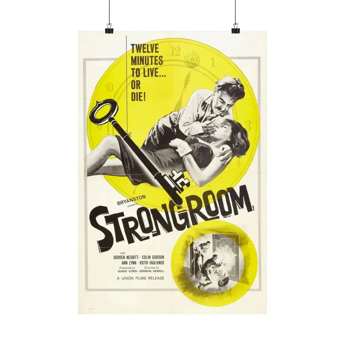 STRONGROOM 1962 - Paper Movie Poster 16″ x 24″ Matte - The Sticker Space