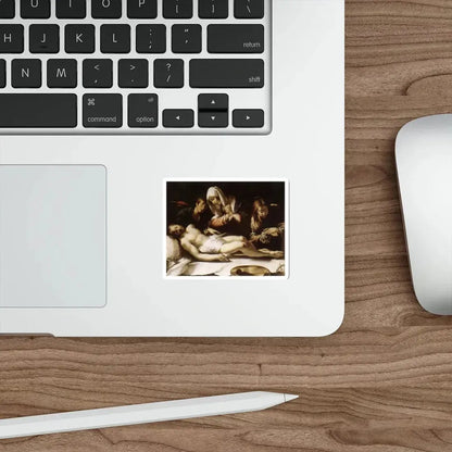 STROZZI, Bernardo - Lamentation over the Dead Christ (Artwork) STICKER Vinyl Die-Cut Decal - The Sticker Space