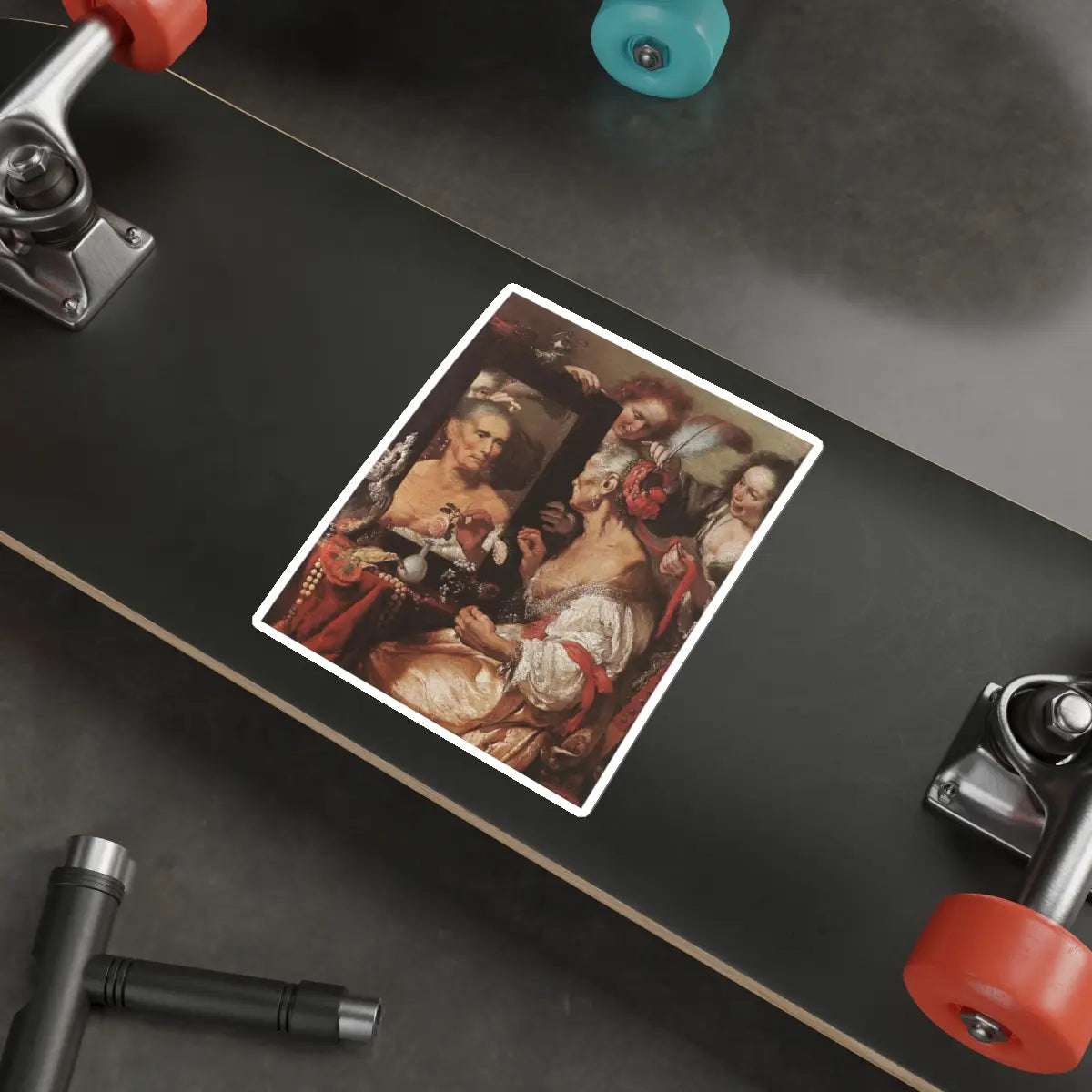 SKU:33817491687063039392 Sticker types:White Shape:Die-Cut Sizes:6" × 6"
