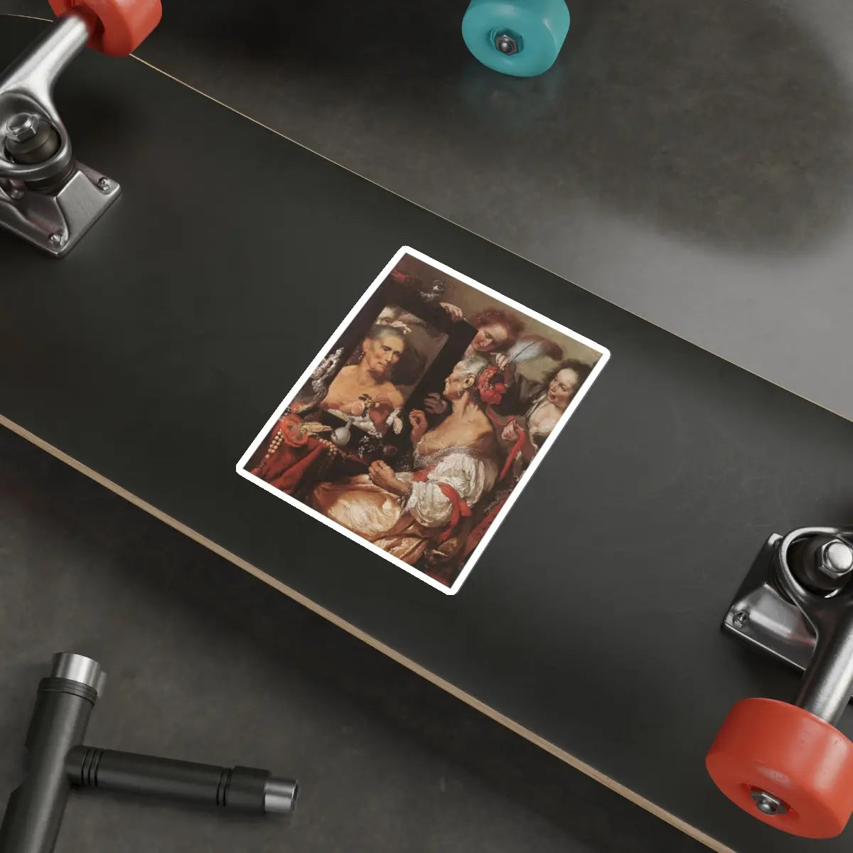 SKU:87746682191291446646 Sticker types:White Shape:Die-Cut Sizes:5" × 5"