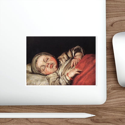 STROZZI, Bernardo - Sleeping Child (Artwork) STICKER Vinyl Die-Cut Decal-The Sticker Space