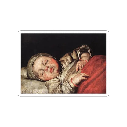 STROZZI, Bernardo - Sleeping Child (Artwork) STICKER Vinyl Die-Cut Decal - The Sticker Space