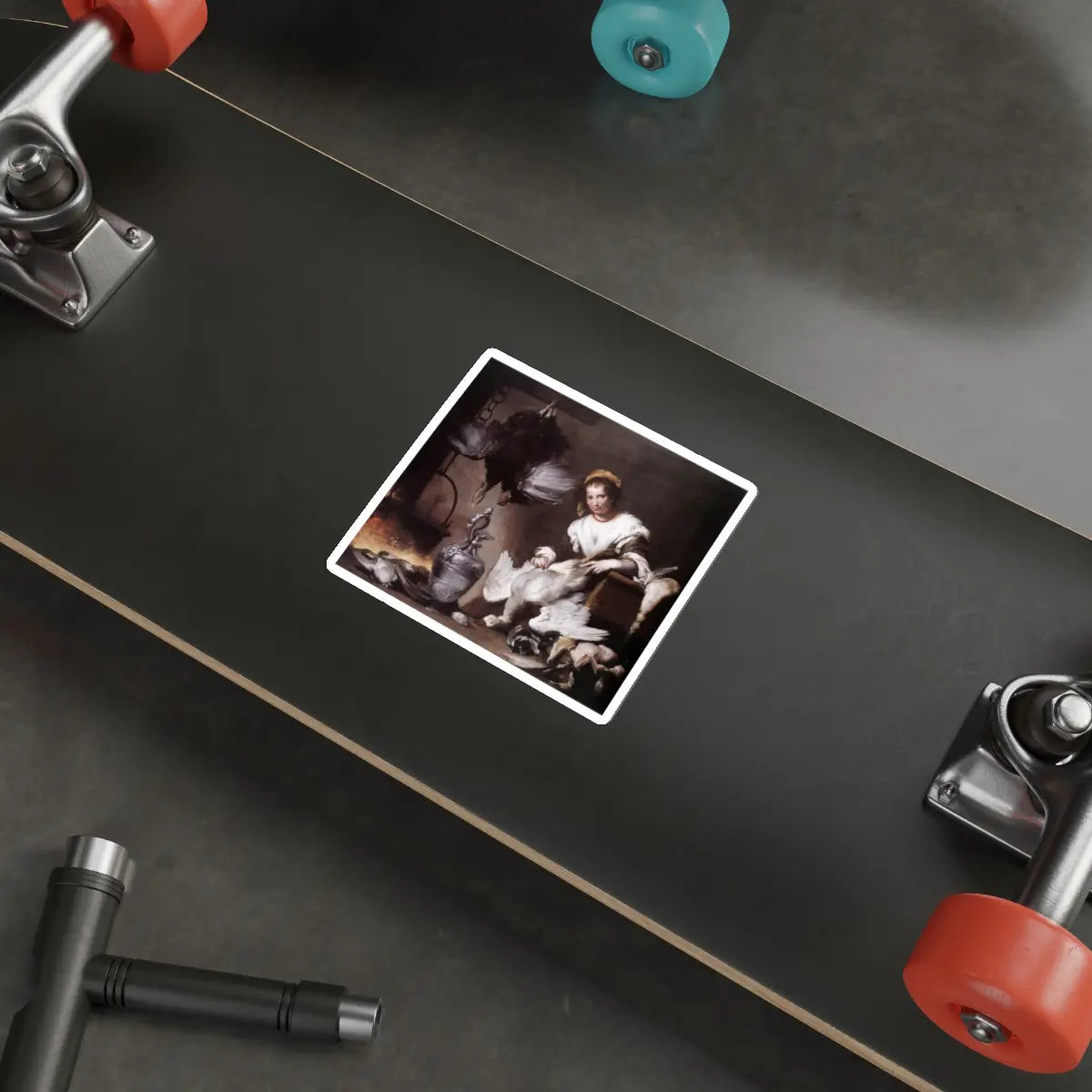SKU:17702775260585778127 Sticker types:White Shape:Die-Cut Sizes:4" × 4"